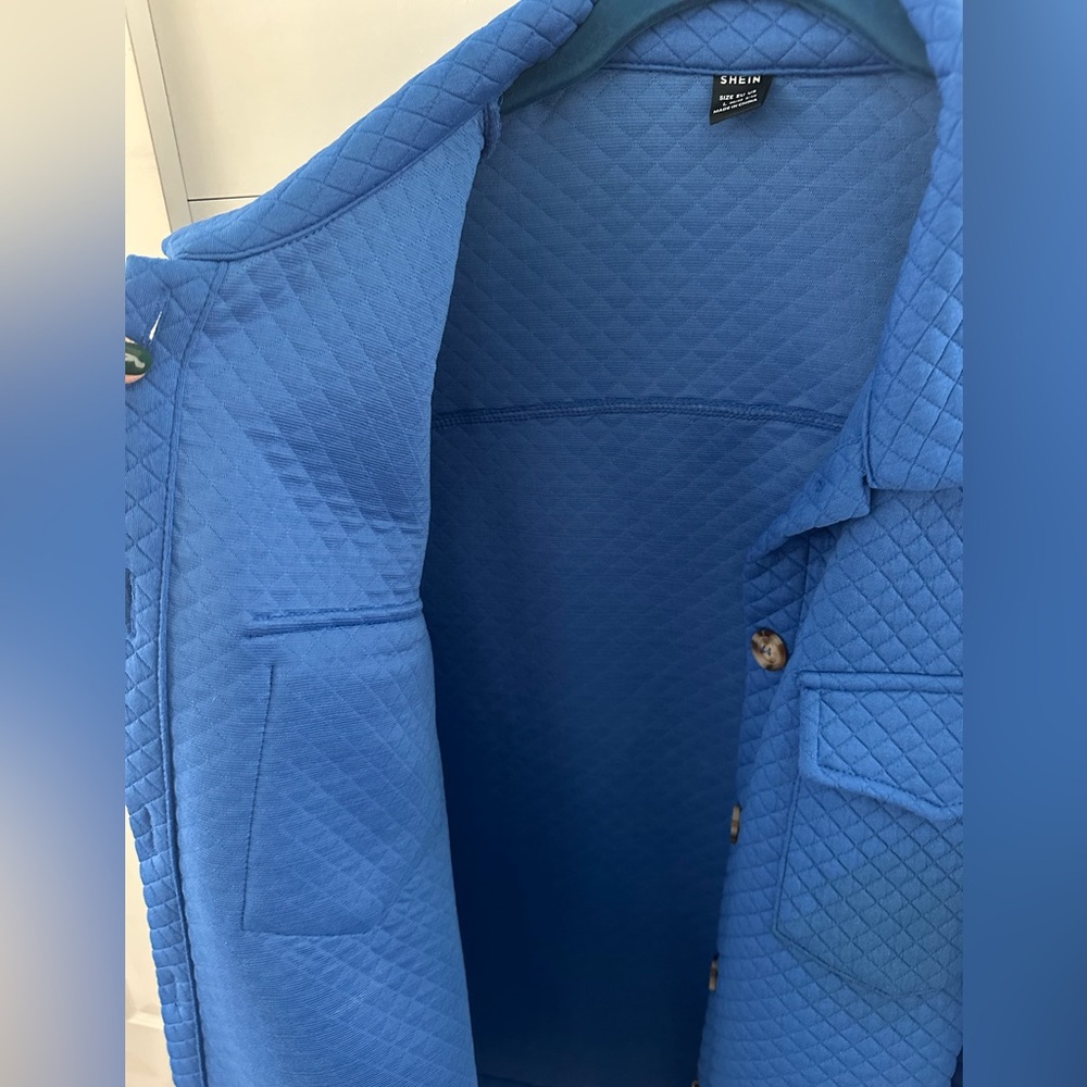 Oversized Blue Shacket - Picture 6 of 6
